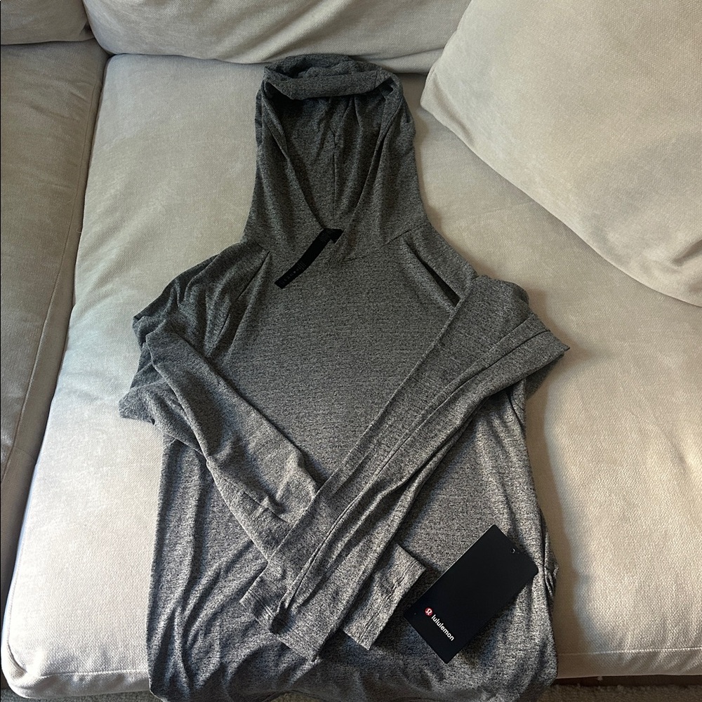 Lululemon Athletica Charcoal Hooded Top pullover men’s size small